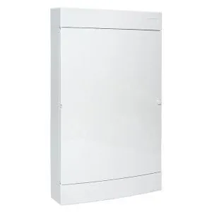 Щит комбинированный "Unix" прозрачная дверь (2х12 (24) модулей + 1 монтажная плата) 4 габарит 653x287x112 IP40 ux-2x12+1m-n