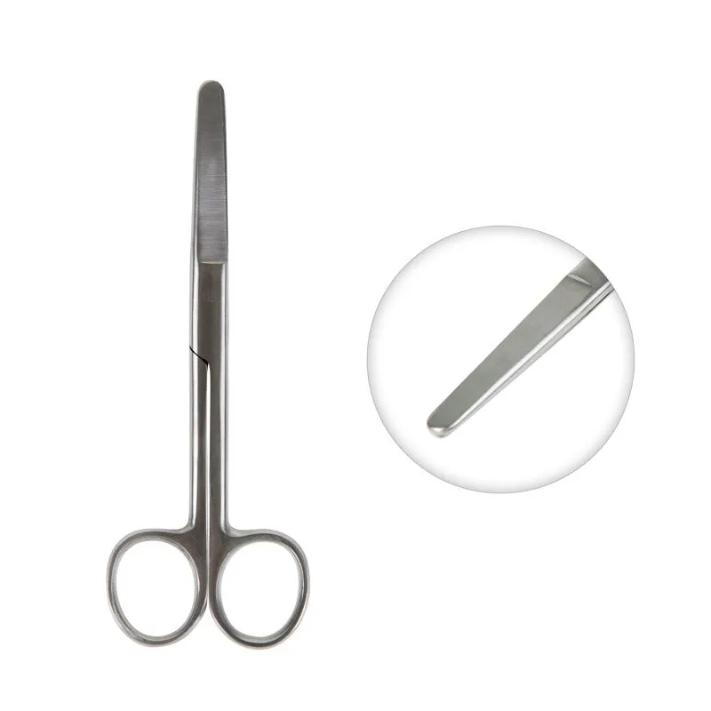 Ножницы тупоконечные прямые 140 мм - Фото 2