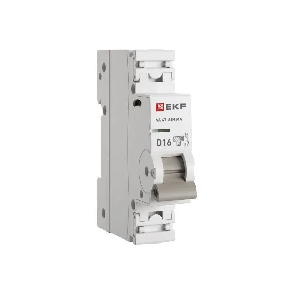 Авт. выкл. ВА 47-63N MA 1P 16А (D) 6кА без тепл. расцепит. PROXIMA EKF
