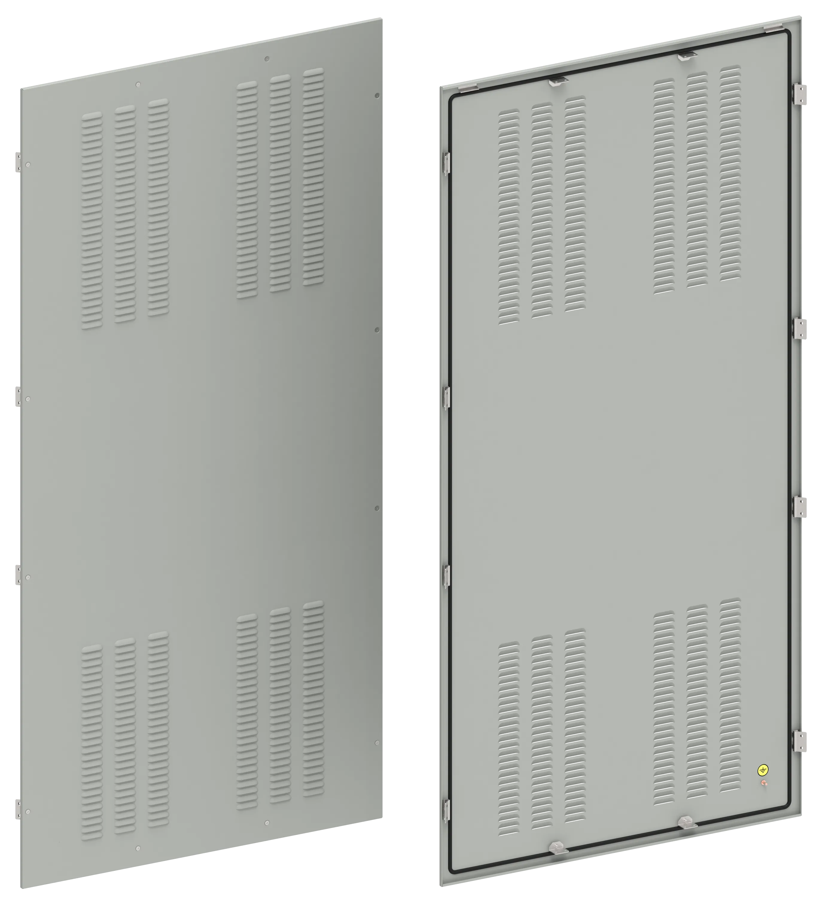 FORMAT Панель боковая вентилируемая 2000х1000мм IP31 (2шт/компл) IEK