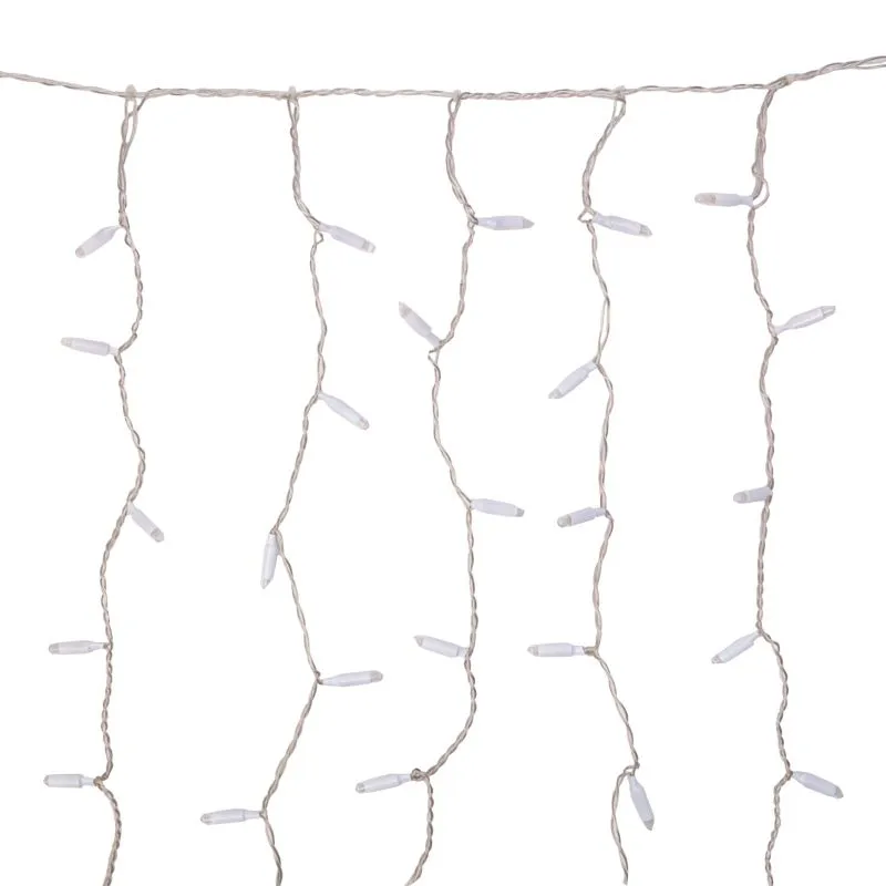 Гирлянда Светодиодный дождь 2х3 м, прозрачный провод, 230 В, диоды RGB, 600 LED-свечение с динамикой - Фото 4