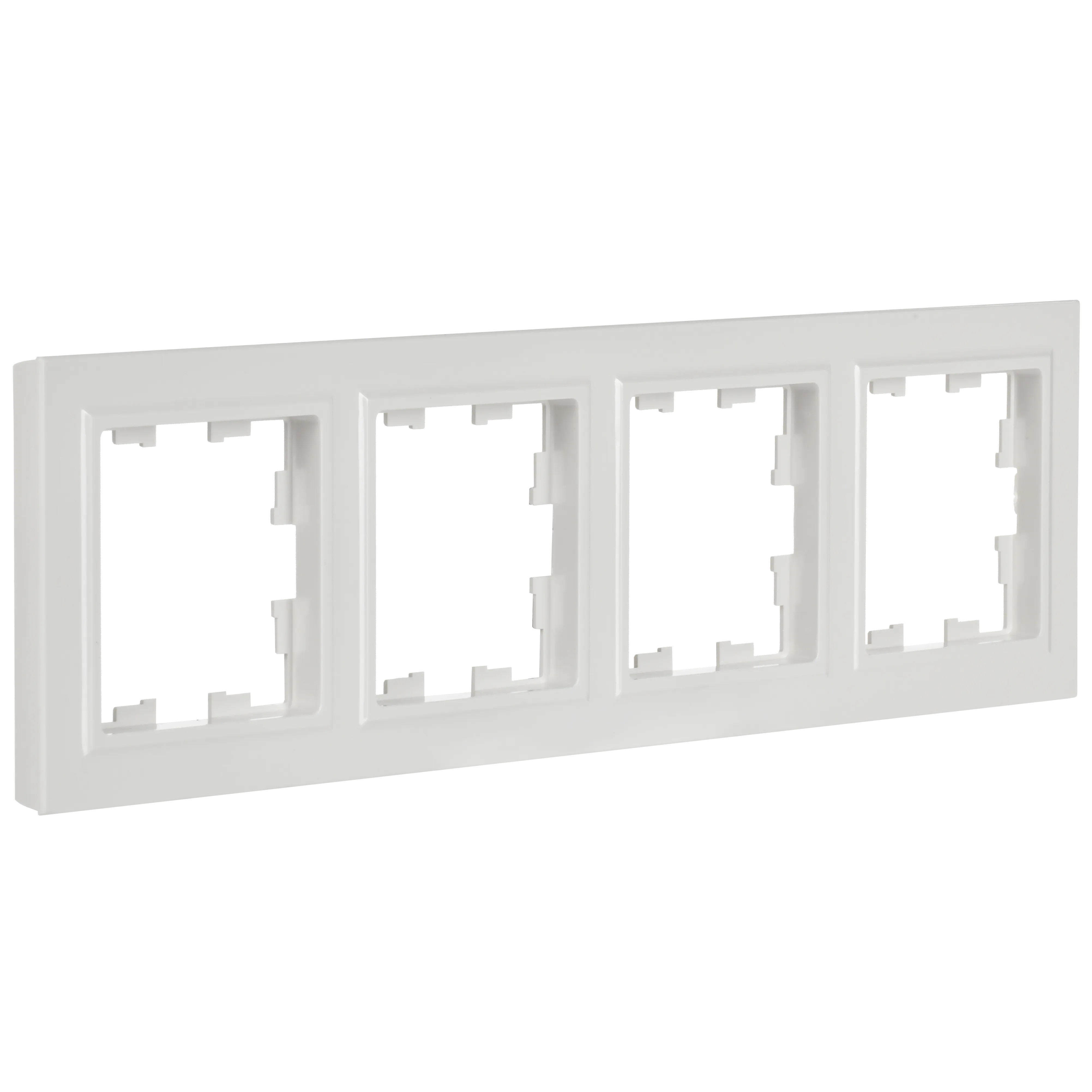 BRITE Рамка 4-местная РУ-4-БрБ белый IEK - Фото 4