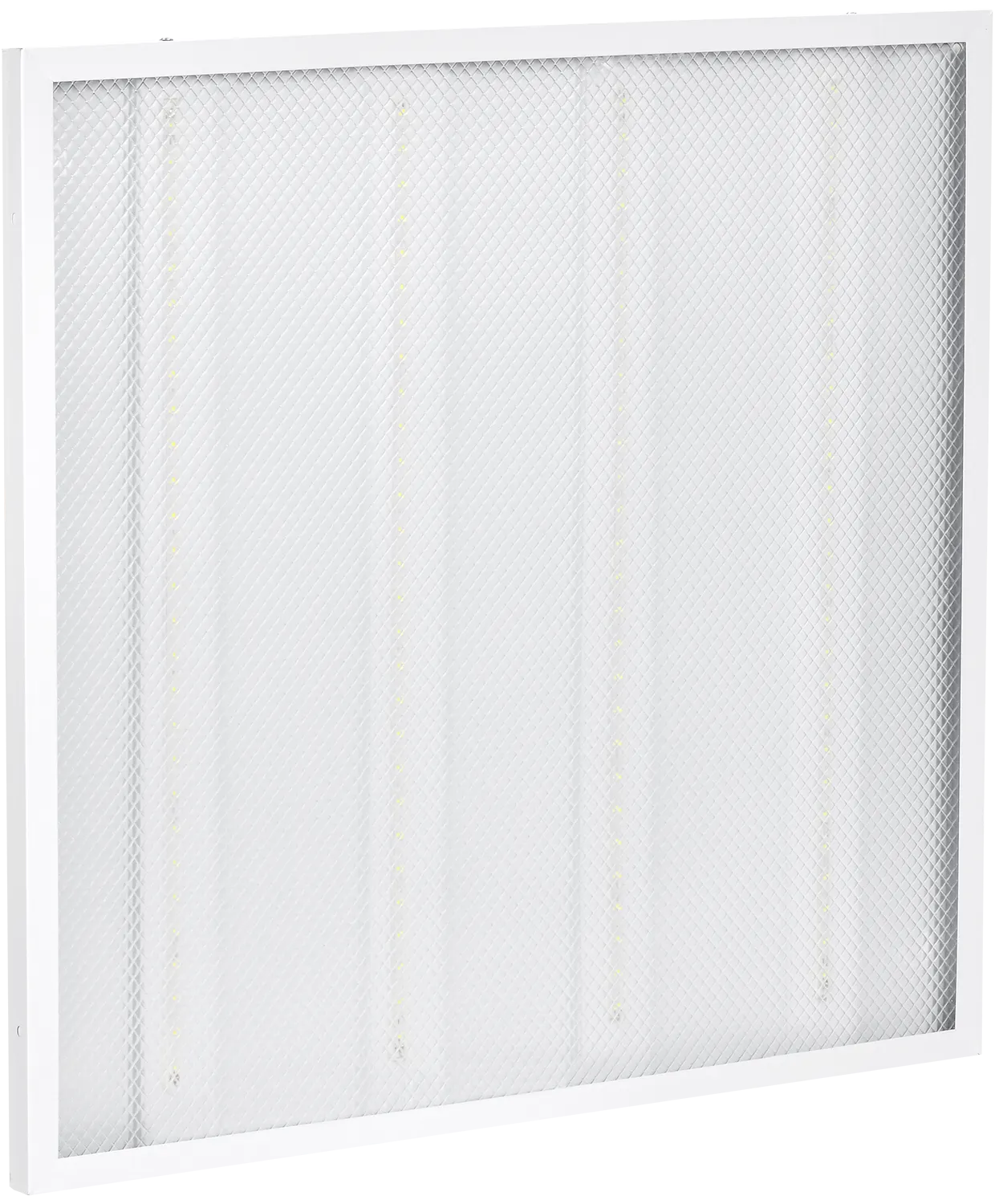 Светильник светодиодный ДВО 6573-P 24Вт 6500К 595х595х20мм призма IEK LDVO2-6573-24-6500-K01