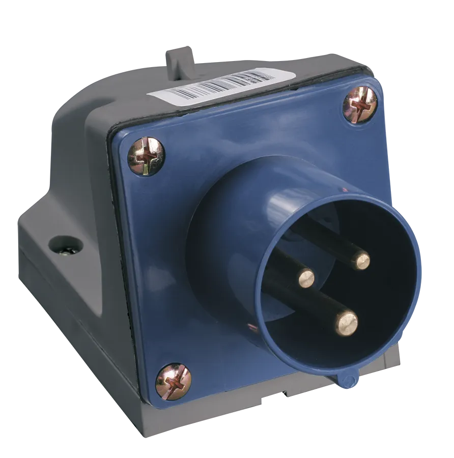 Вилка стационарная ССИ-513 2P+PE 16А 200-250В IP44 IEK