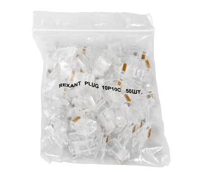 Разъем UTP, RJ-50 (10P10C) CAT 3 REXANT - Фото 2