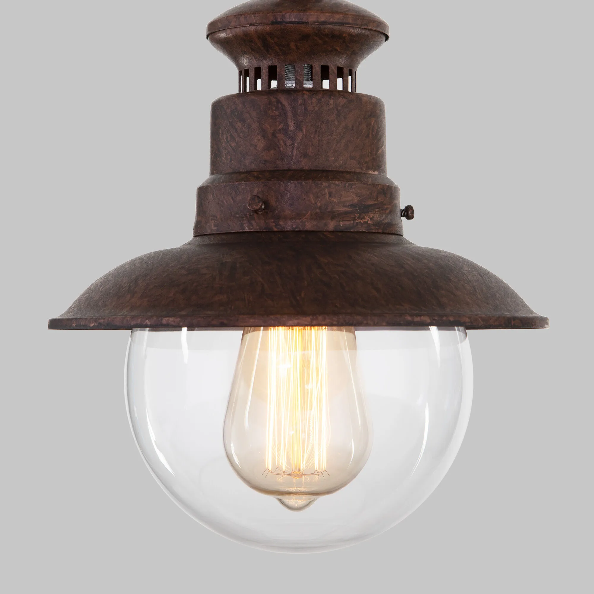 Светильник уличный подвесной IP44 Talli H брауни GL 3002H Elektrostandard - Фото 4