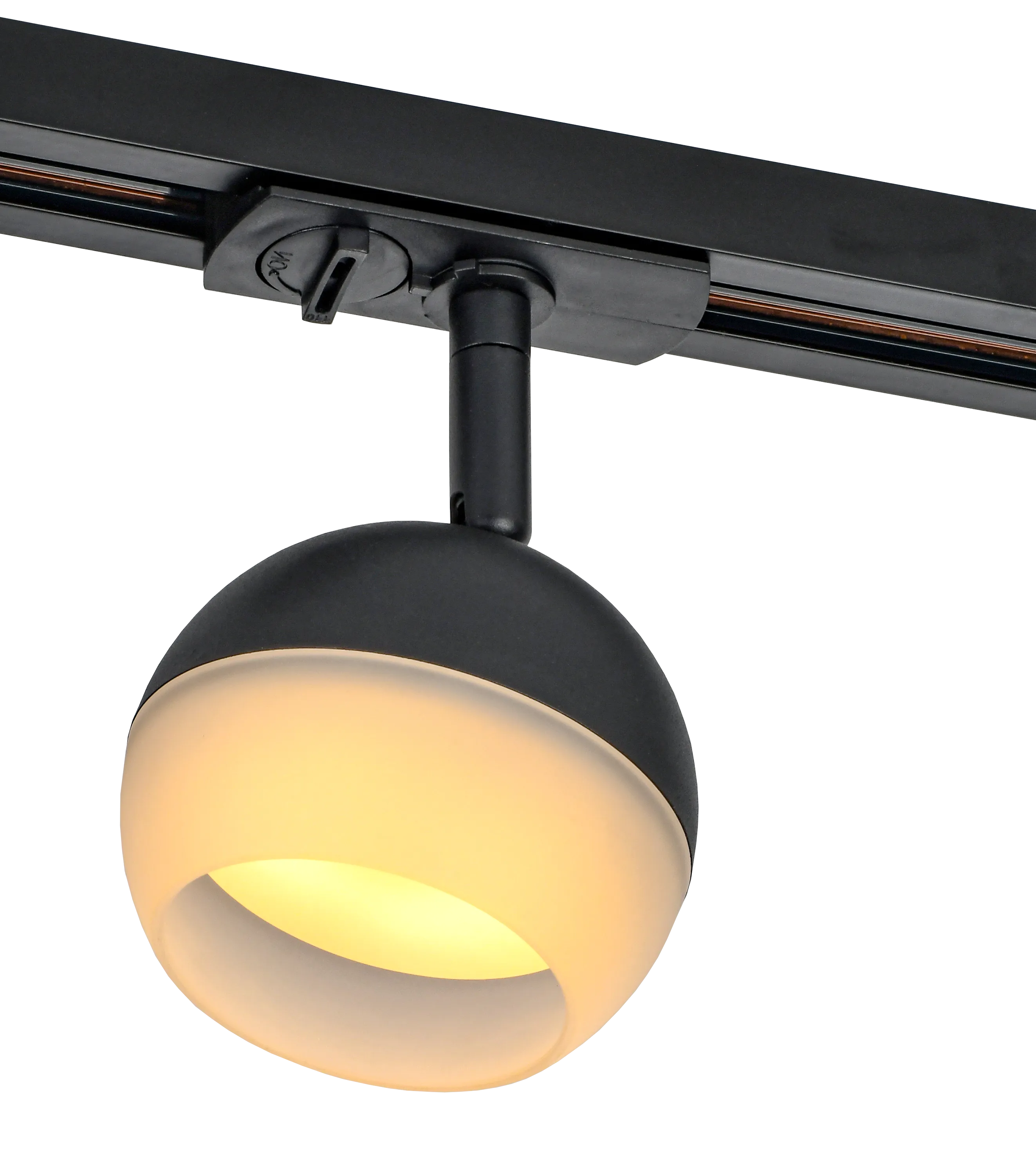 LIGHTING Светильник 4118 декоративный трековый поворотный под лампу GX53 черный IEK - Фото 3