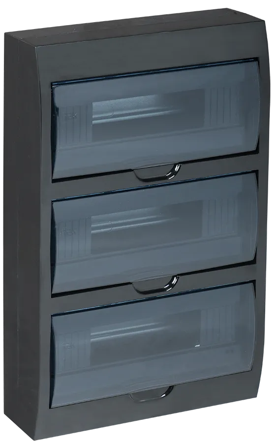 KREPTA 3 Корпус пластиковый ЩРН-П-36 IP41 черный IEK