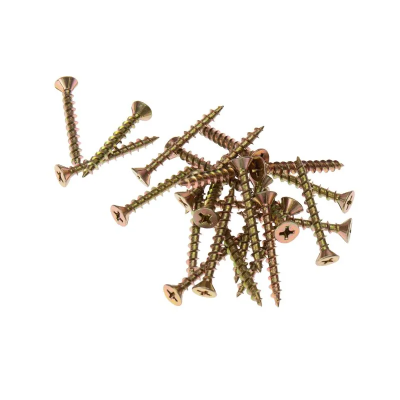 Саморез оконный острый 4,1х35мм, желтый цинк, короб (500 шт/уп) KRANZ - Фото 5