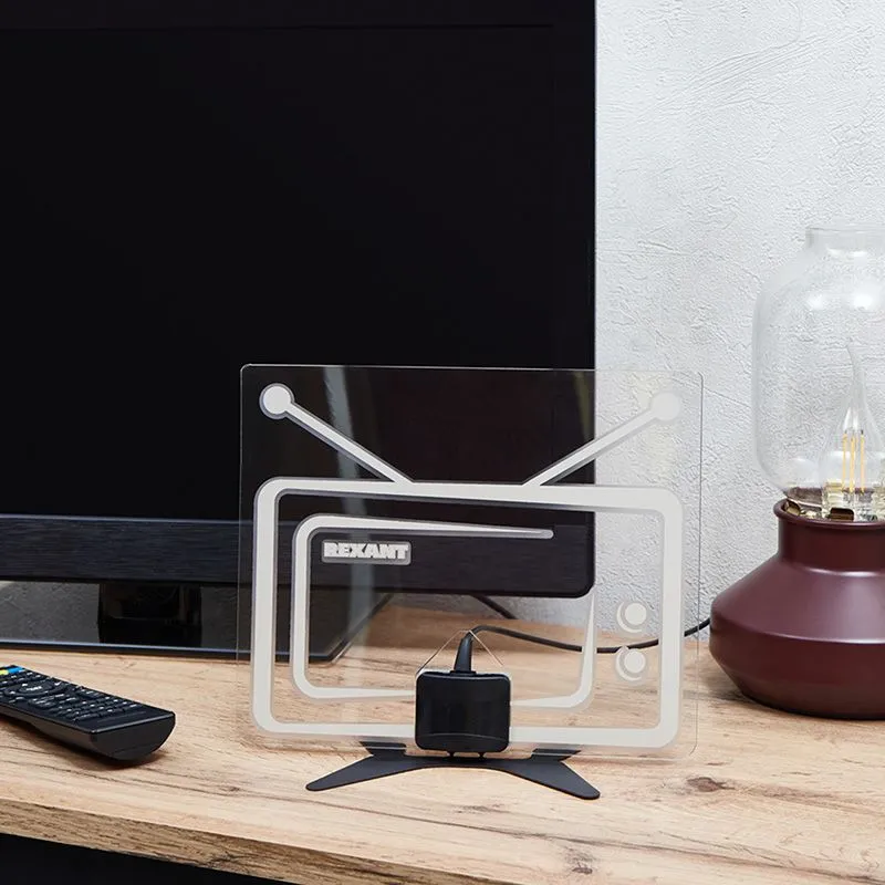 Антенна комнатная для цифрового телевидения DVB-T2, Ag-718 REXANT - Фото 3