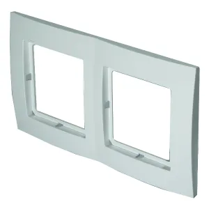 Рамка 2-местная "KD-2-Б" Белая KD-2Б