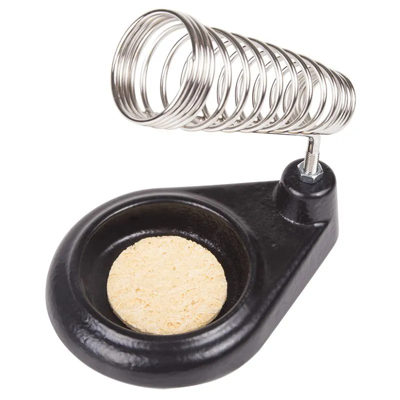 Подставка под паяльник, ниша круглая, губка, чугун REXANT 12-0302