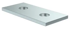 Пластина соединительная с 2 отверстиями для STRUT-профиля EZ IEK CLM50D-PSS-085-40