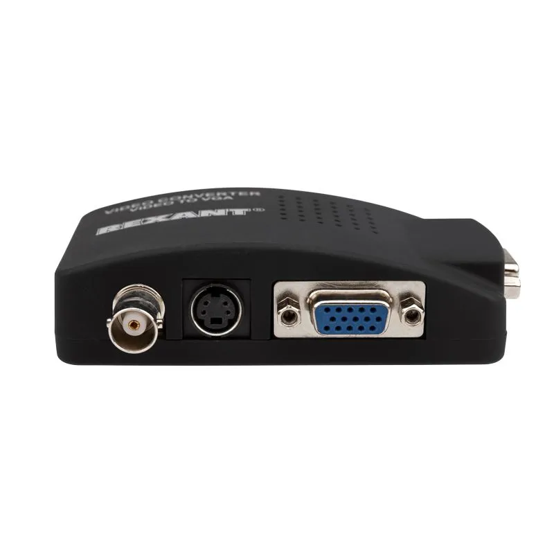 Конвертер BNC/RCA + S-video на VGA, пластик REXANT - Фото 3