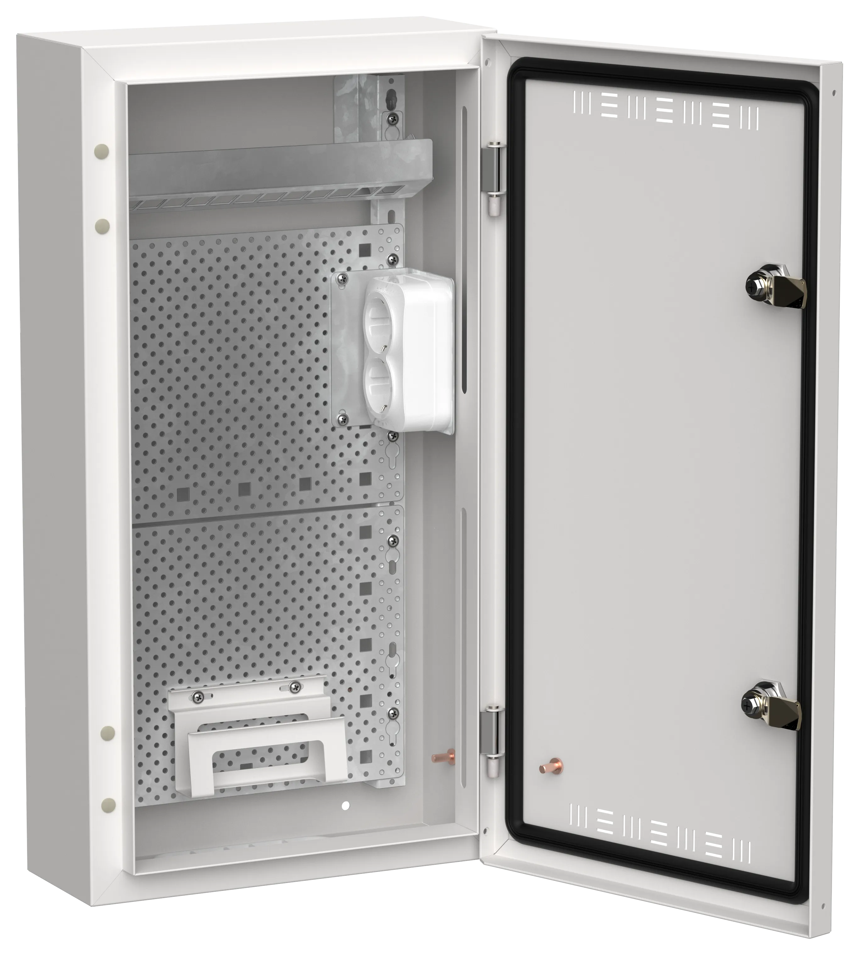 TITAN 5 Корпус мультимедиа ЩРн-36 (1х36) 585х310х140мм IP30 белый IEK TI5-51-N-036-30