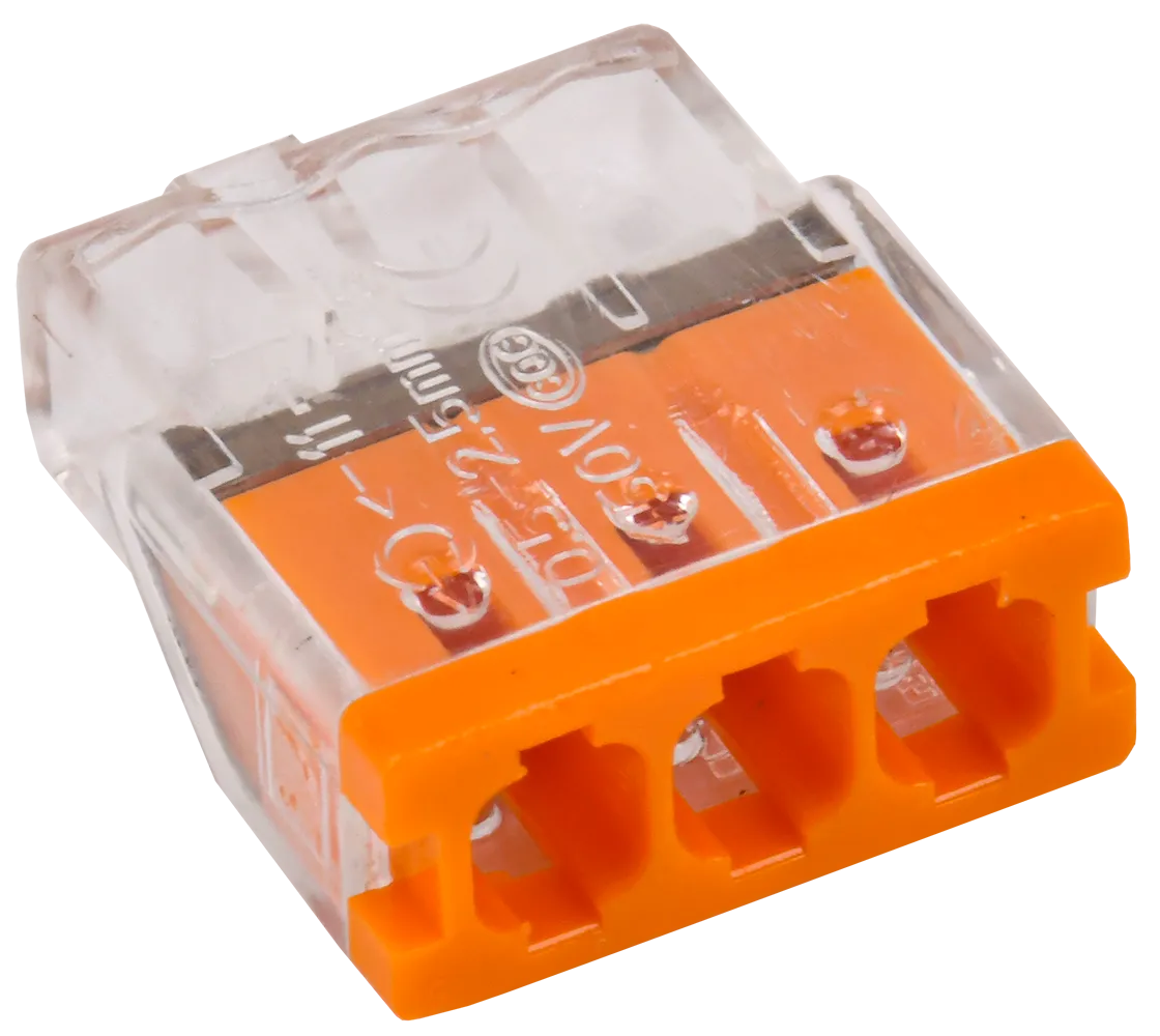 Строительно-монтажная клемма СМК 772-203 компактная IEK