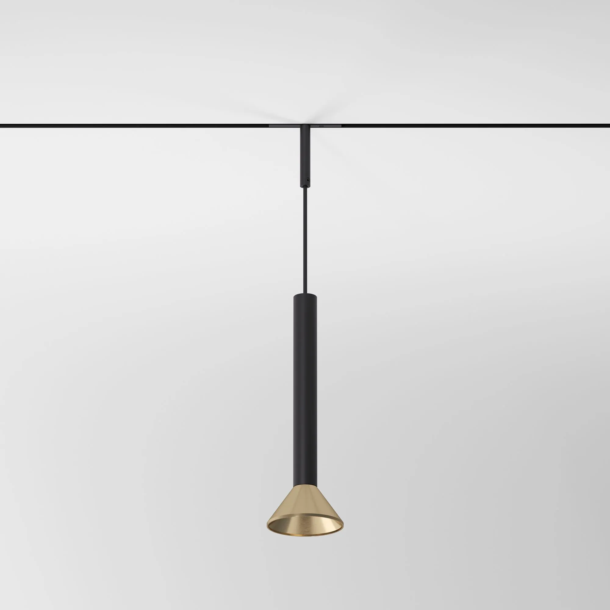 Mini Magnetic Трековый светильник 3W 3000K (черный/латунь) 85164/01  - Фото 7