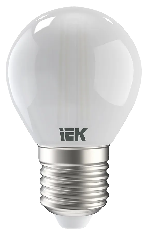 Лампа светодиодная G45 шар матовая 7Вт 230В 3000К E27 серия 360° IEK