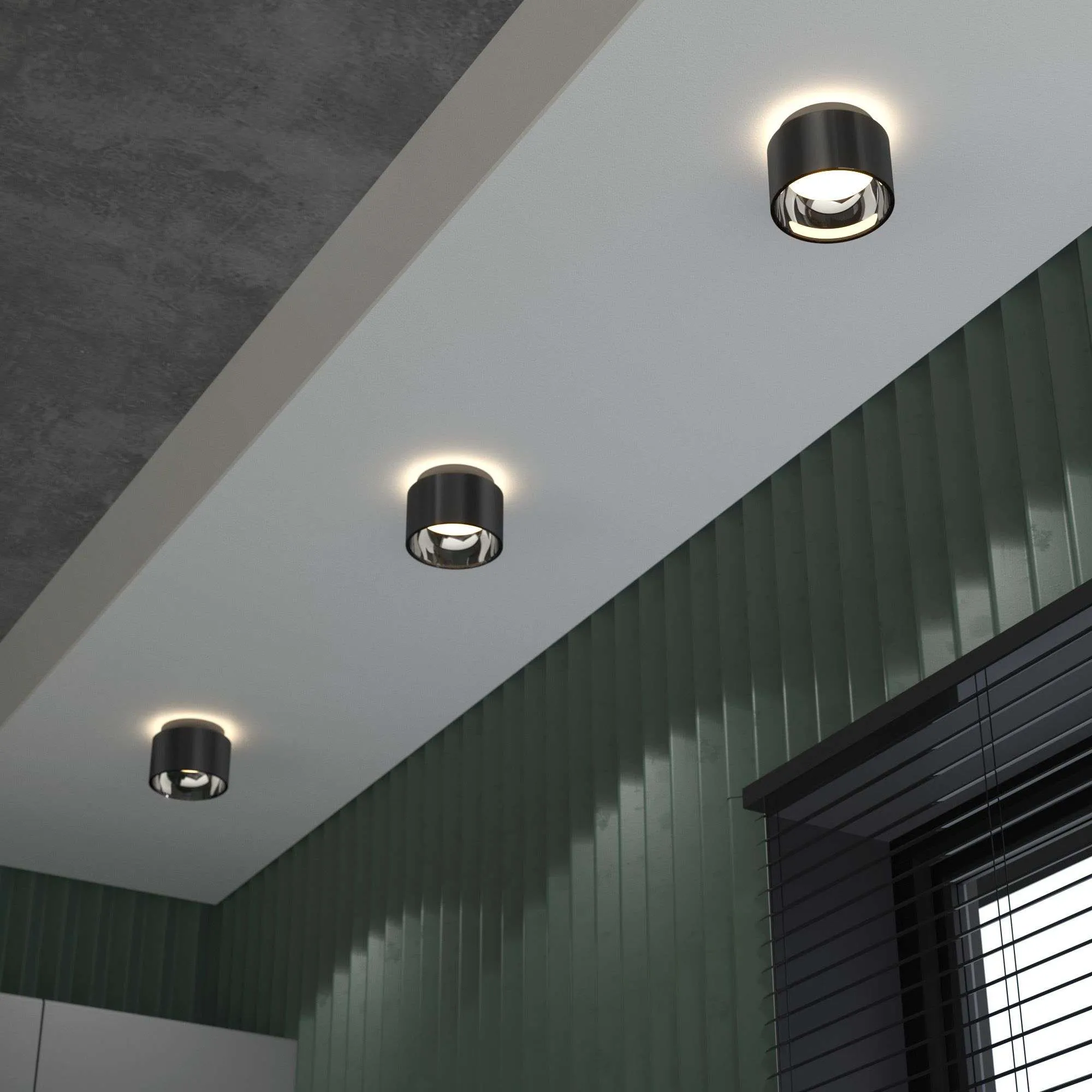 Светильник накладной точечный 1069 GX53 Черный жемчуг Elektrostandard - Фото 3