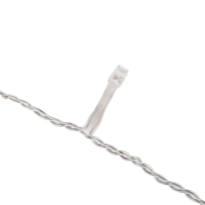 Гирлянда светодиодная Айсикл (бахрома) 10х0,6м, с эффектом мерцания, прозрачный провод, IP44, 230В, диоды БЕЛЫЕ, 238LED NEON-NIGHT - Фото 4