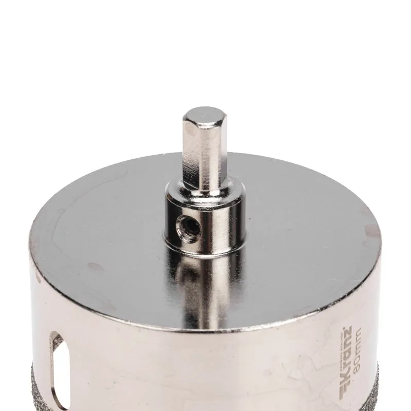 Коронка алмазная 80мм по керамограниту с центровочным сверлом KRANZ - Фото 5