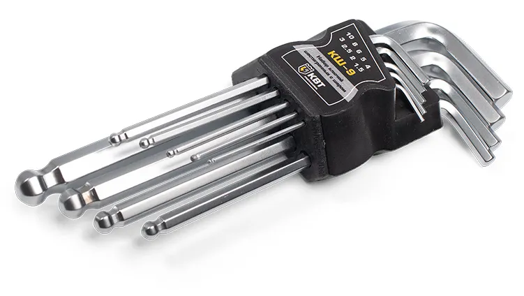 Набор шестигранных ключей с шаром КШ-9, 78368  ELC0200399112