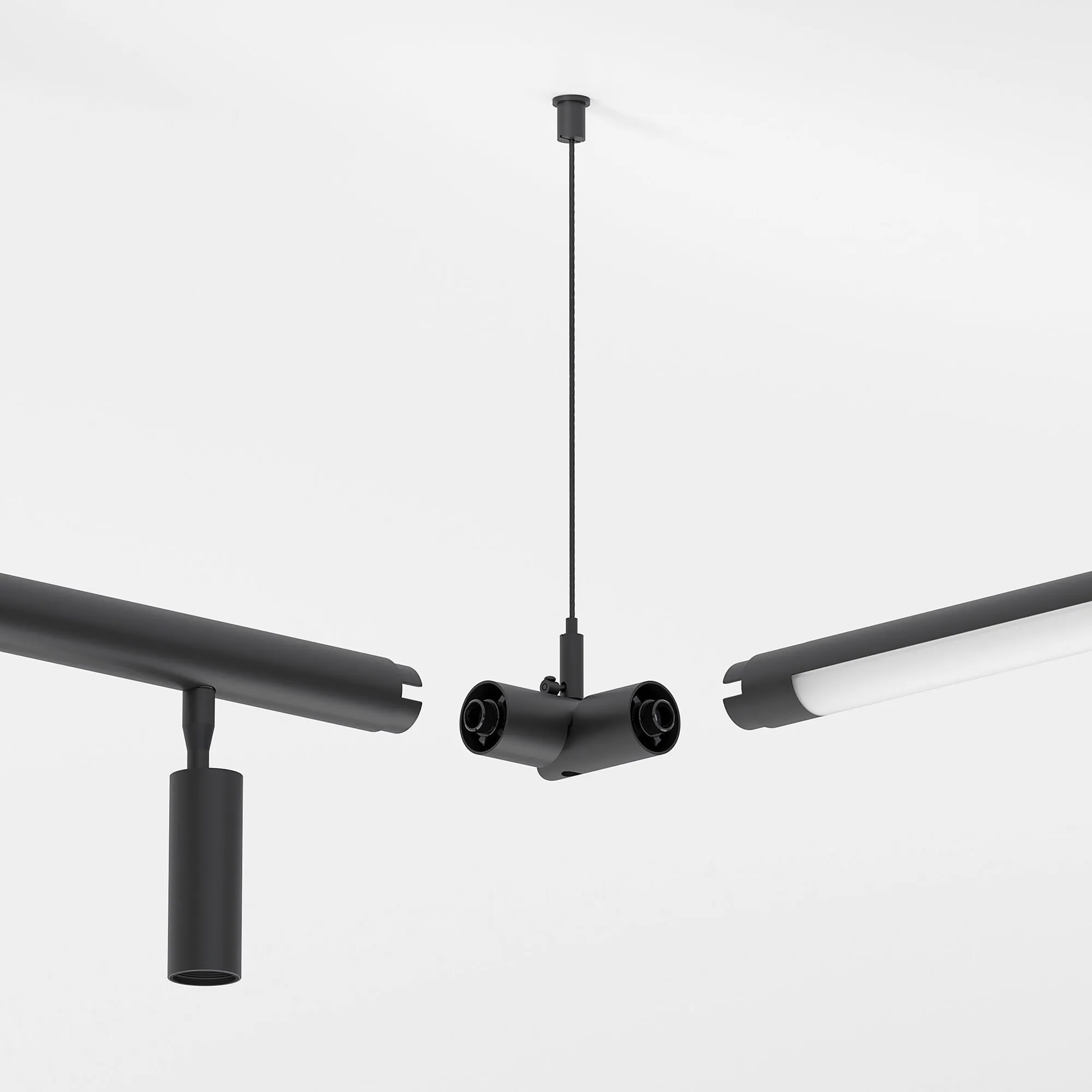 Module System Набор подвеса угловой с питанием (черный) - Фото 11