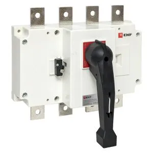 Рубильник-выключатель 400A 4P c рукояткой управления для прямой установки PowerSwitch EKF psds-400-4