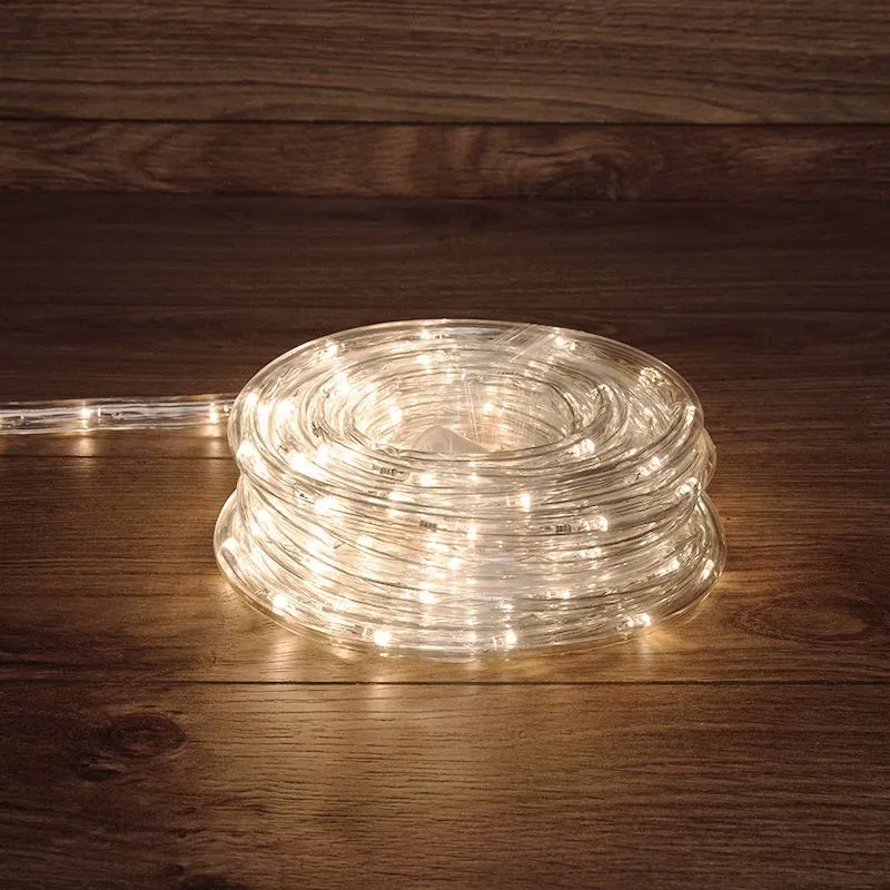 Дюралайт LED, свечение с динамикой (3W), 24 LED/м, ТЕПЛЫЙ БЕЛЫЙ, 14м 121-326-14