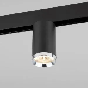 Slim Magnetic R06 Трековый светильник 10W 4200K Ringe (черный/серебро) 85506/01 Elektrostandard a061298