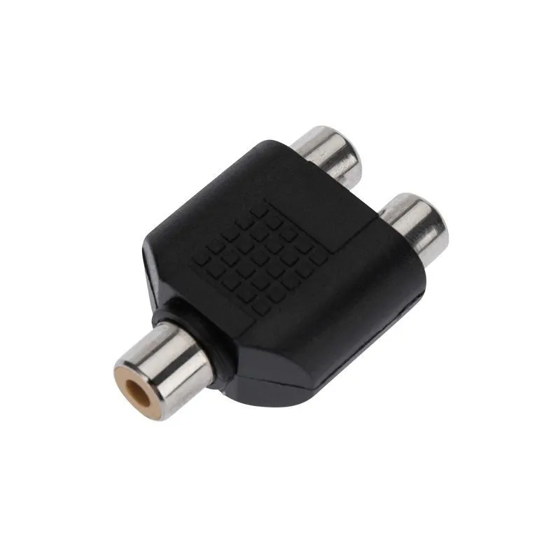 Переходник 1 гнездо RCA - 2 гнезда RCA REXANT 14-0422