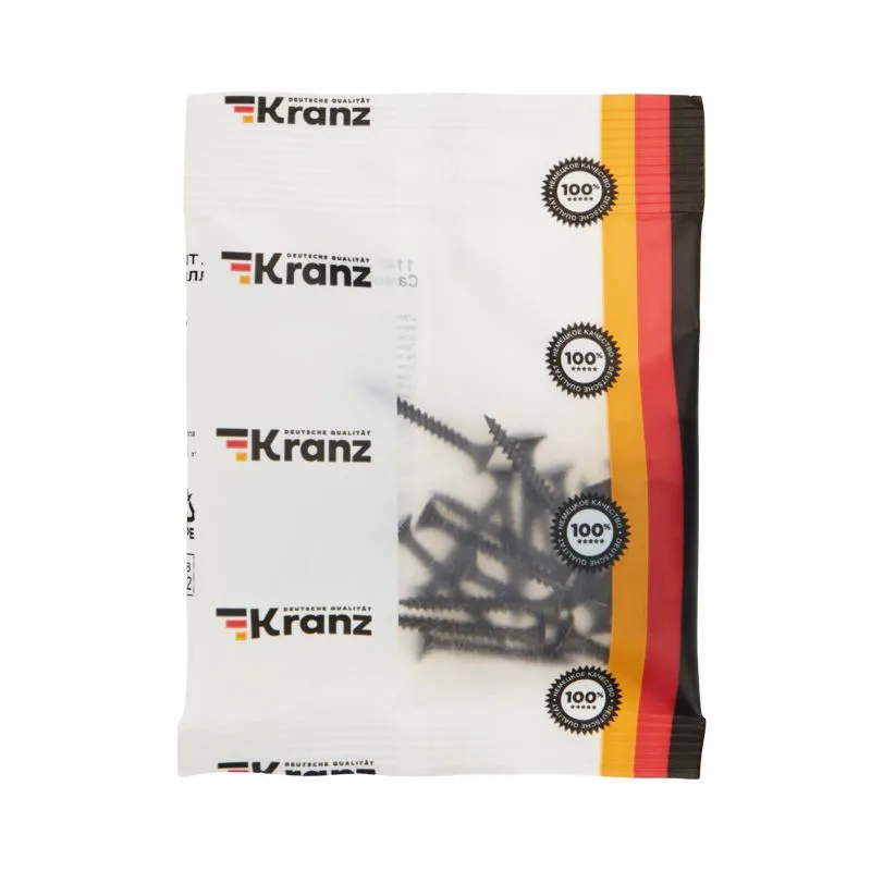 Саморез гипсокартон-металл KRANZ 3.5х32, пакет (25шт.) - Фото 3