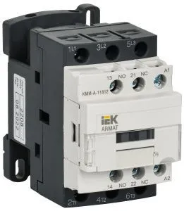 ARMAT Контактор КМИ-А-11812 LC1D 18А 400В/АС3 1NO/1NC IEK AR-ACC-11-018-400-11