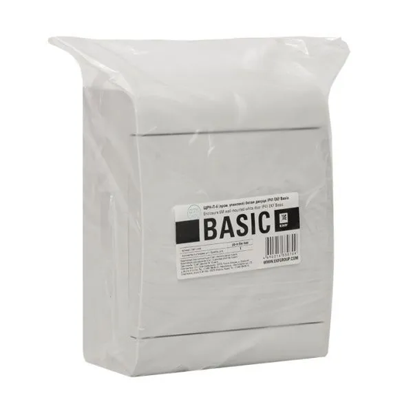 ЩРН-П-6 (пром. упаковка) белая дверца IP41 Basic - Фото 3