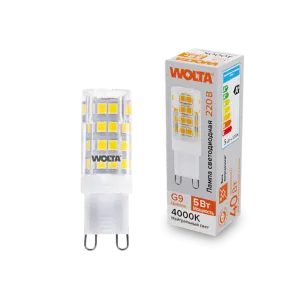 Светодиодная лампа WOLTA WSTD-JCD-5W4KG9-C 5Вт 4000K G9 WSTD-JCD-5W4KG9-C