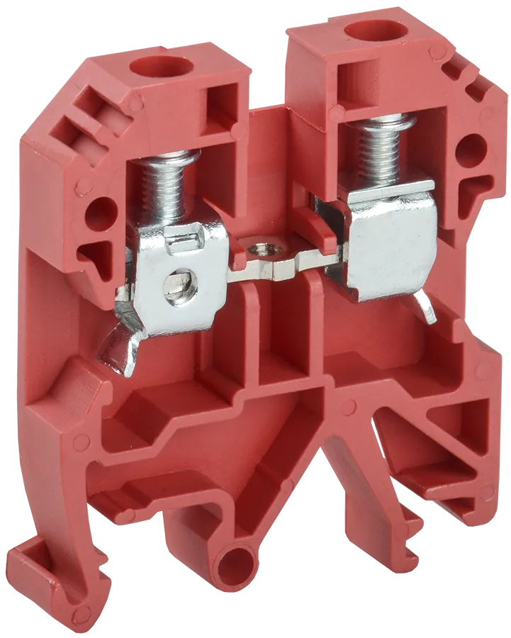 Клемма винтовая КВИ-6мм2 красная IEK