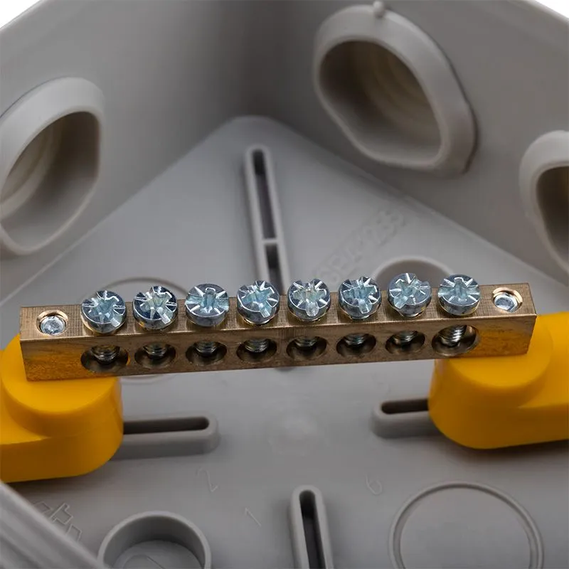 Коробка уравнивания потенциалов ОУ 100×100×50 мм, винт IP55 REXANT - Фото 3