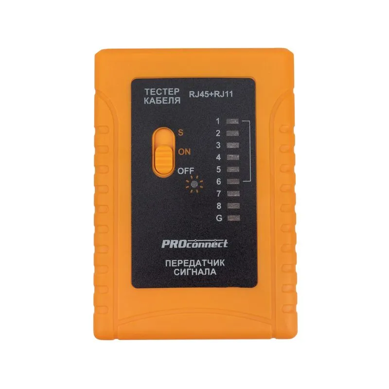 Тестер кабеля RJ-45+RJ-11 468 PROconnect - Фото 5