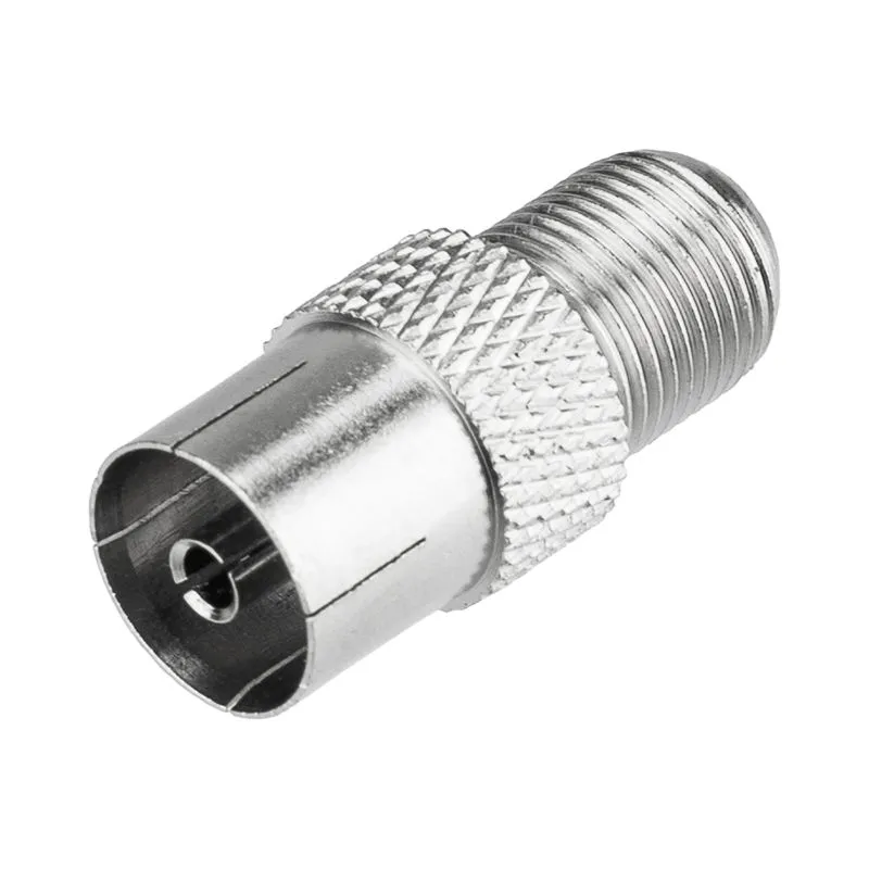 Переходник антенный, (гнездо F - гнездо TV), 1 шт. REXANT 06-0024-A