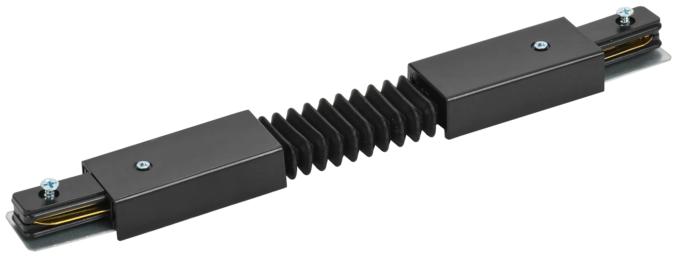 LIGHTING Соединитель гибкий внутренний для однофазного шинопровода черный IEK