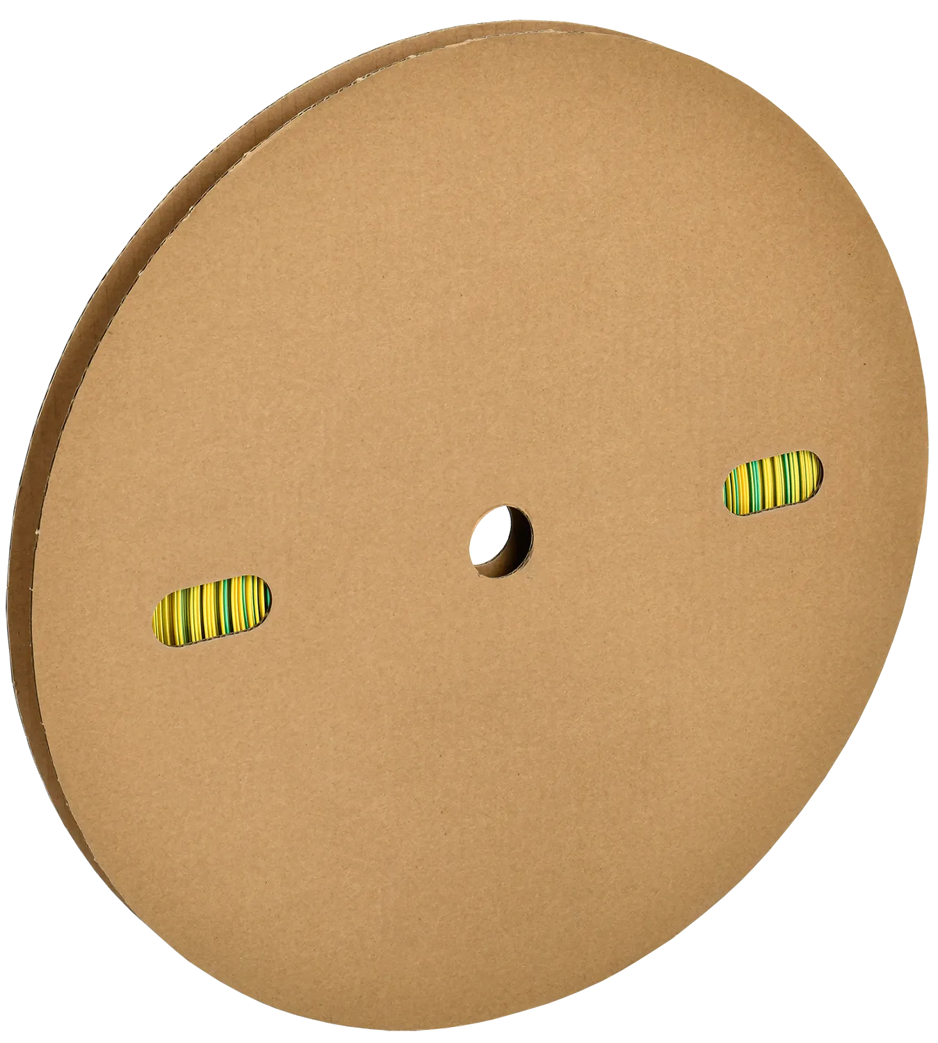 Трубка термоусадочная ТТУ нг-LS 6/3 желто-зеленая (200м/упак) IEK