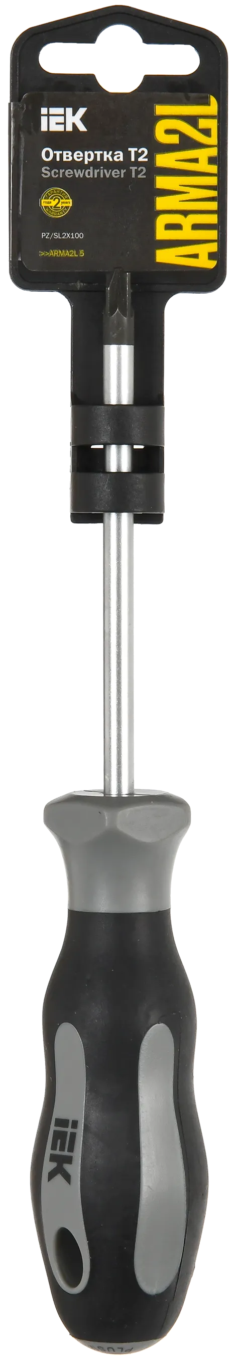 ARMA2L 5 Отвертка PZ/SL2х100 Т2 IEK - Фото 2