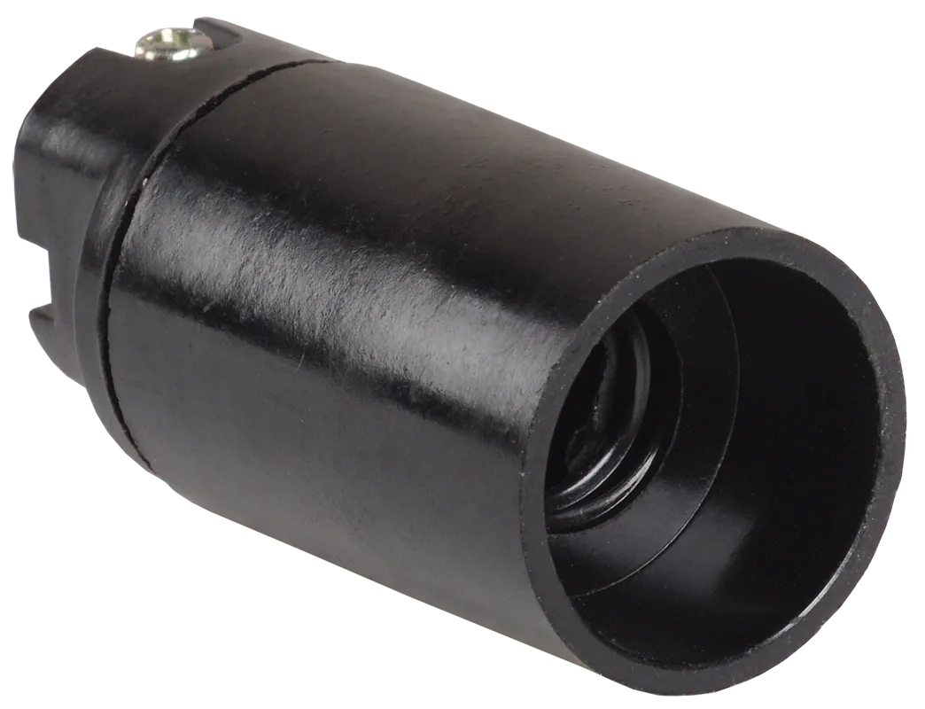 Патрон подвесной Пкб14-04-К01 карболитовый Е14 черный (индивидуальный пакет) IEK