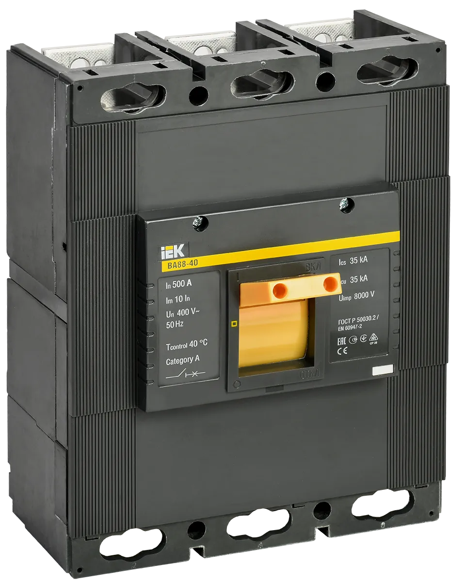 Выключатель автоматический ВА88-40 3Р 500А 35кА IEK SVA50-3-0500