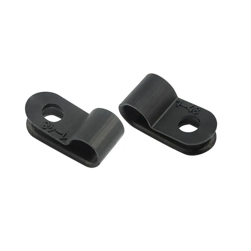 Скоба под винт 5мм, черная (50 шт/уп) REXANT 07-4405-1