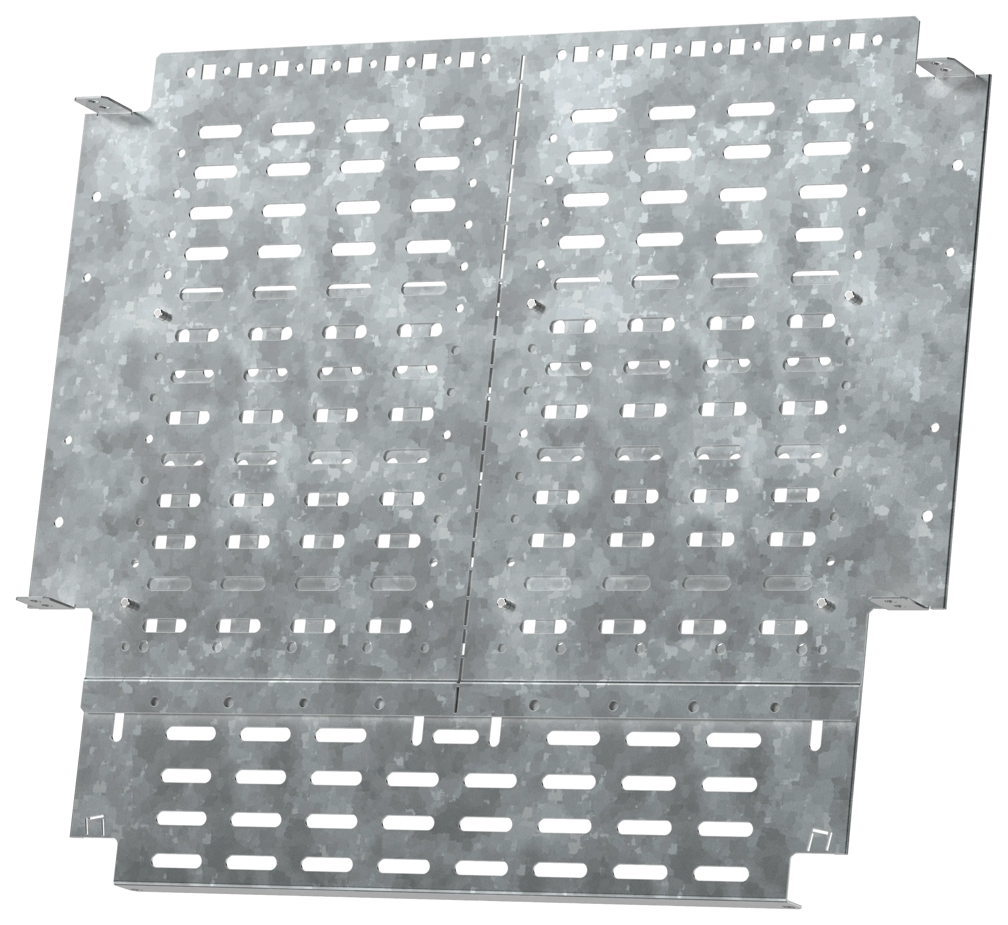 FORMAT Перегородка секционирования монтажной панели задняя горизонтальная 600х400мм в шкаф глубиной 800мм IEK FO-00-SWMP-060-040