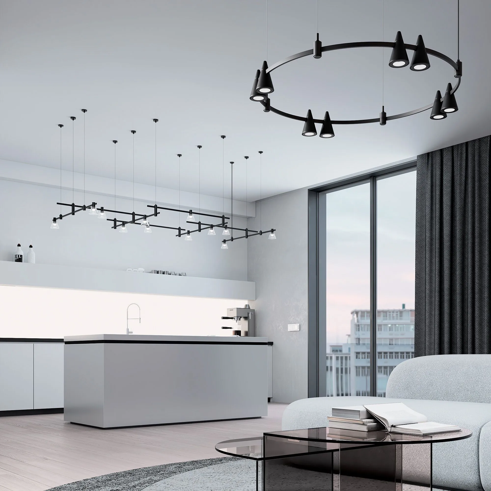 Esthetic Magnetic Трековый светильник 5W 3000K (чёрный) 85117/01 - Фото 4