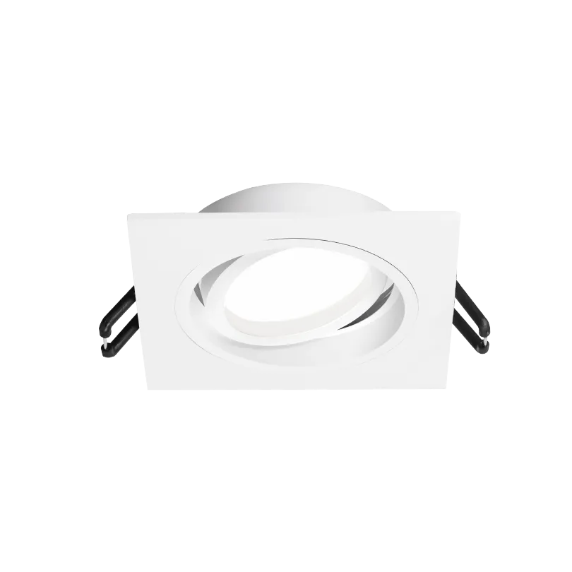 Встраиваемый cветильник WOLTA WDL-GU5.3/02W-S IP20 под лампу GU5.3 квадратный Белый ALTO 92x92х25 1/100 - Фото 3