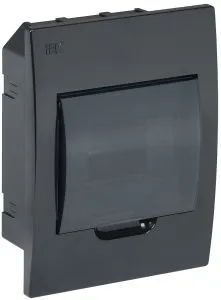 KREPTA 3 Корпус пластиковый ЩРВ-П-6 IP41 черный IEK MKP12-V-06-41-K02