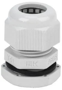 Сальник PG 13,5 диаметр проводника 7-11мм IP54 IEK YSA20-12-13-54-K41